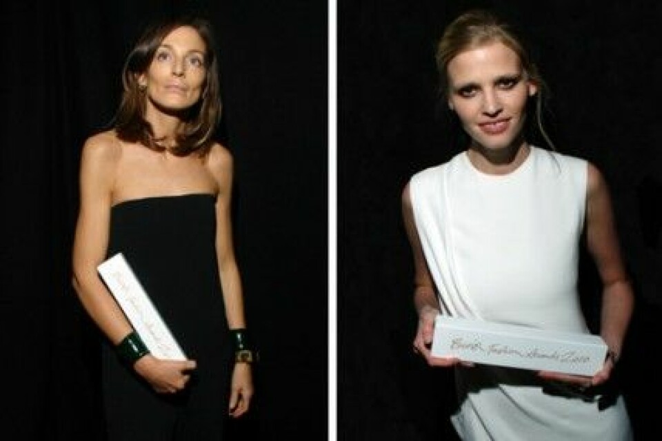 Phoebe Philo från Celine och Lara Stone fick pris på British Fashion Awards. Phoebe Philo från Celine och Lara Stone fick pris på British Fashion Awards.