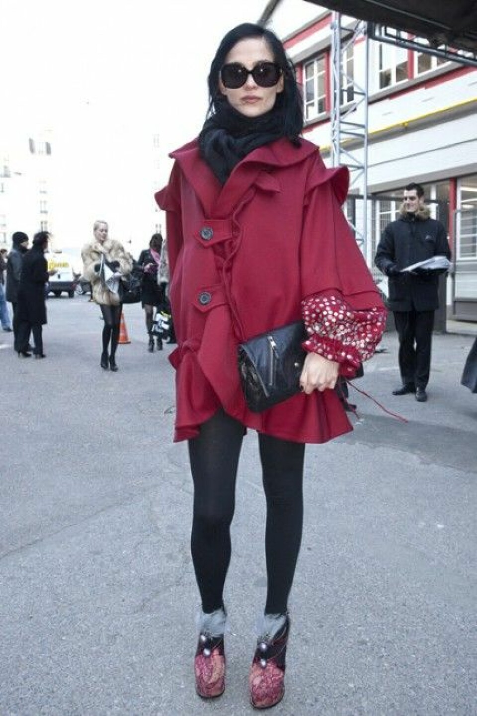 Paris Streetstyle AW/10, röda kläder