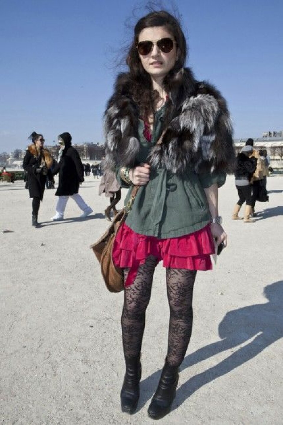 Paris Streetstyle AW/10, röda kläder