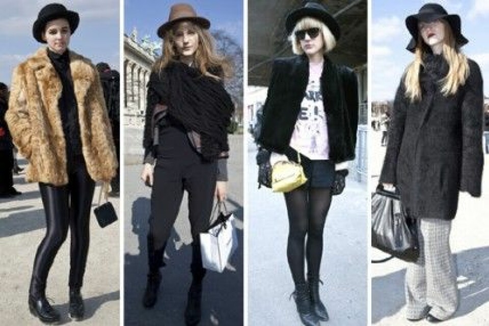 Hattar under Paris Fashion Week, A/W 2010. Hattar under Paris Fashion Week, A/W 2010.
