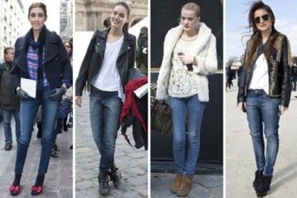 Jeans under Paris Fashion Week, A/W 2010. Jeans under Paris Fashion Week, A/W 2010.