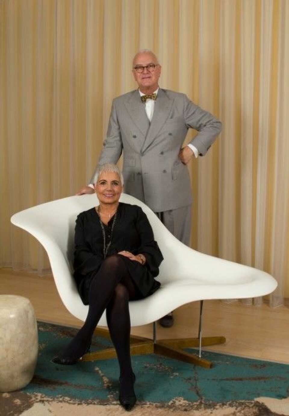 Rosa Tous och Manolo Blahnik. Rosa Tous och Manolo Blahnik.