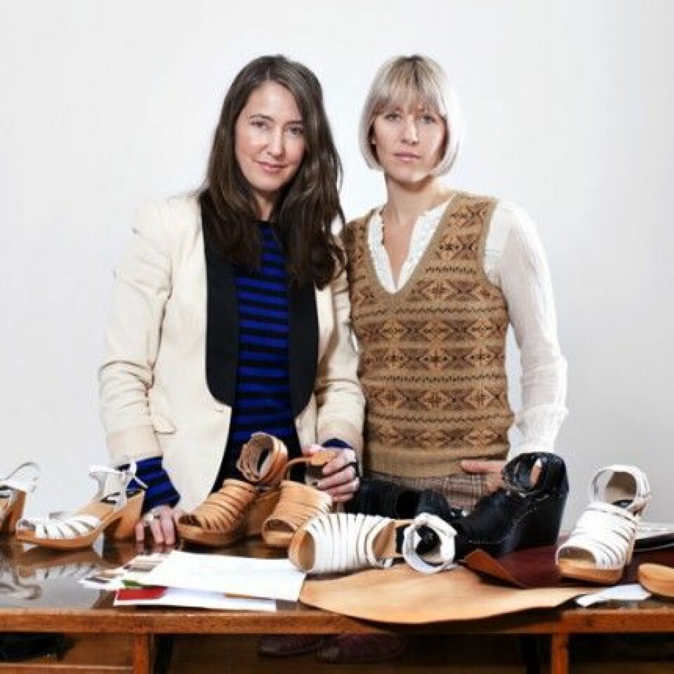 Ann-Sofie Johansson och Emy Blixt, grundare och designer, Swedish Hasbeens. Ann-Sofie Johansson och Emy Blixt, grundare och designer, Swedish Hasbeens.