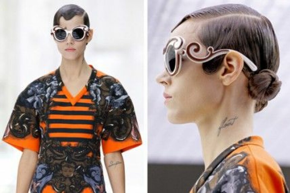 Prada Minimal Baroque eyewear collection, S/S 2011. Prada Minimal Baroque eyewear collection, S/S 2011.