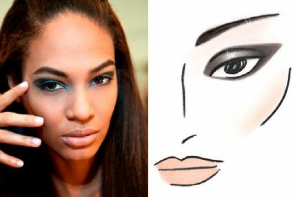 Modellen Joan Smalls för Derek Lam, A/W 2011. Modellen Joan Smalls för Derek Lam, A/W 2011.