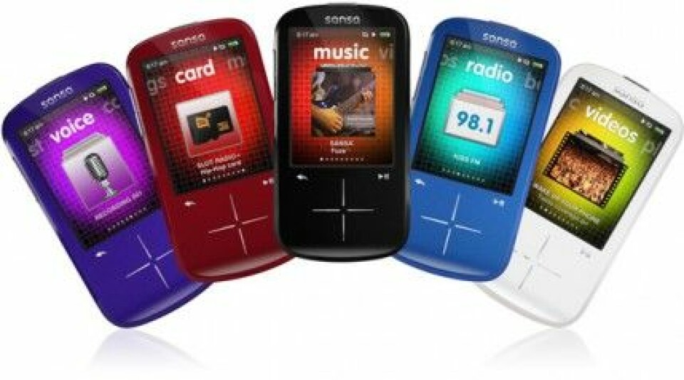 SanDisks senaste MP3-spelare Sansa Fuze+. SanDisks senaste MP3-spelare Sansa Fuze+.
