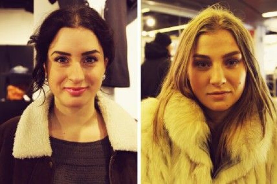 Neda Khanshan, personal shopper och Paula Martin, makeupartist. Neda Khanshan, personal shopper och Paula Martin, makeupartist.