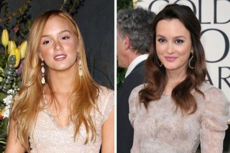 Leighton Meester har gjort en stilresa. Leighton Meester har gjort en stilresa.