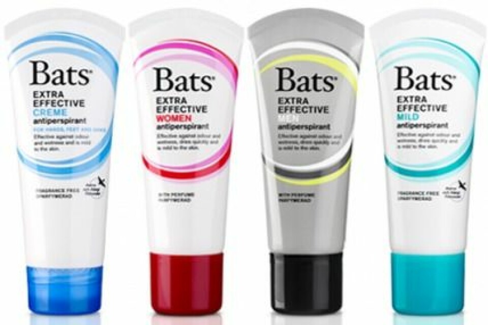 Bats deodoranter finns i fyra olika varianter och kostar ca 35 kr. Bats deodoranter finns i fyra olika varianter och kostar ca 35 kr.