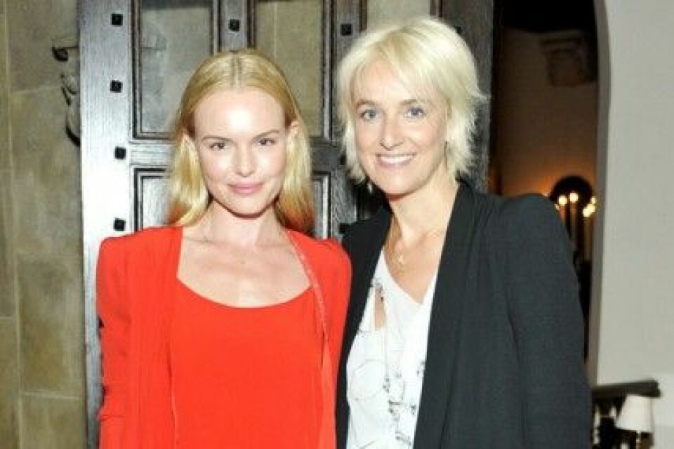 Kate Bosworth och Vanessa Bruno på Chateau Marmont i juli 2010. Kate Bosworth och Vanessa Bruno på Chateau Marmont i juli 2010.