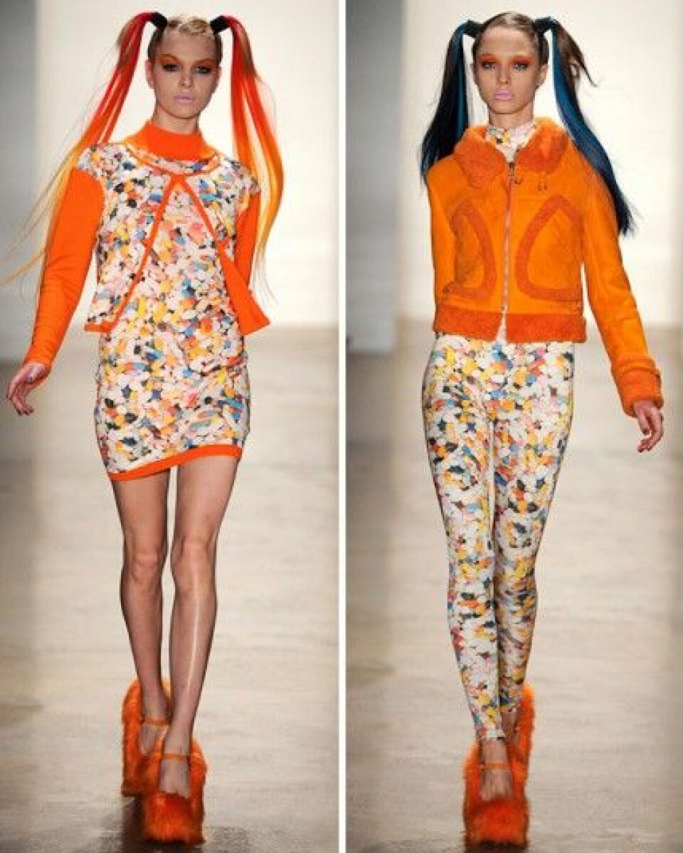 Jeremy Scott, A/W 2011. Jeremy Scott, A/W 2011.