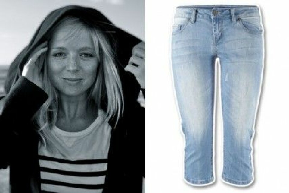 Marieke Beemsterboer. Till höger: Coral denim knickers, 299:95 kr. Marieke Beemsterboer. Till höger: Coral denim knickers, 299:95 kr.