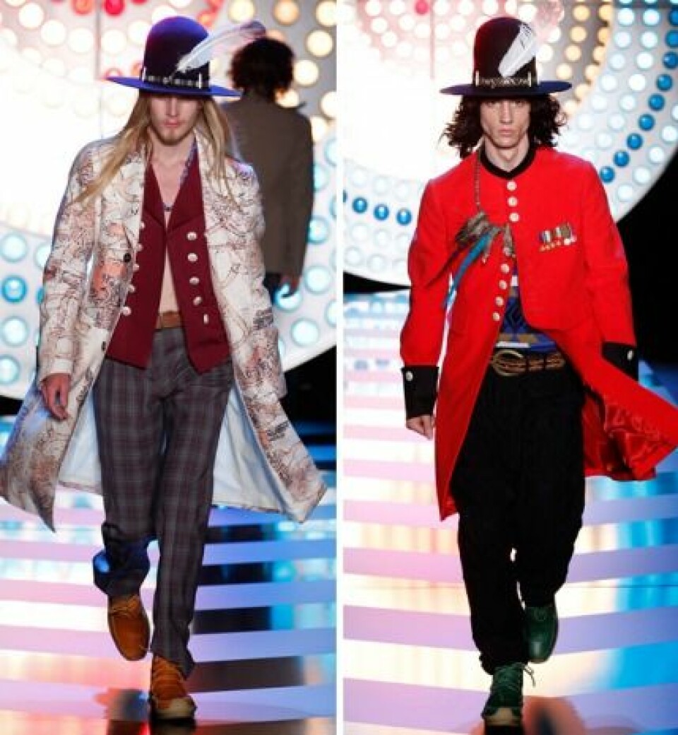 John Galliano menswear, A/W 2012. John Galliano menswear, A/W 2012.