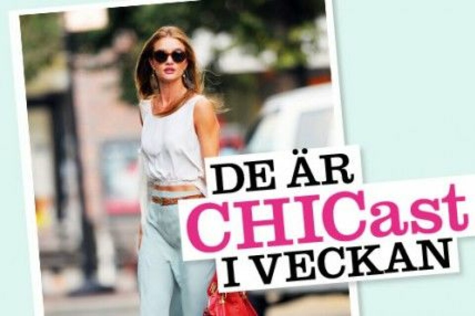 Rosie Huntington-Whiteley är en av veckans chicaste. Rosie Huntington-Whiteley är en av veckans chicaste.
