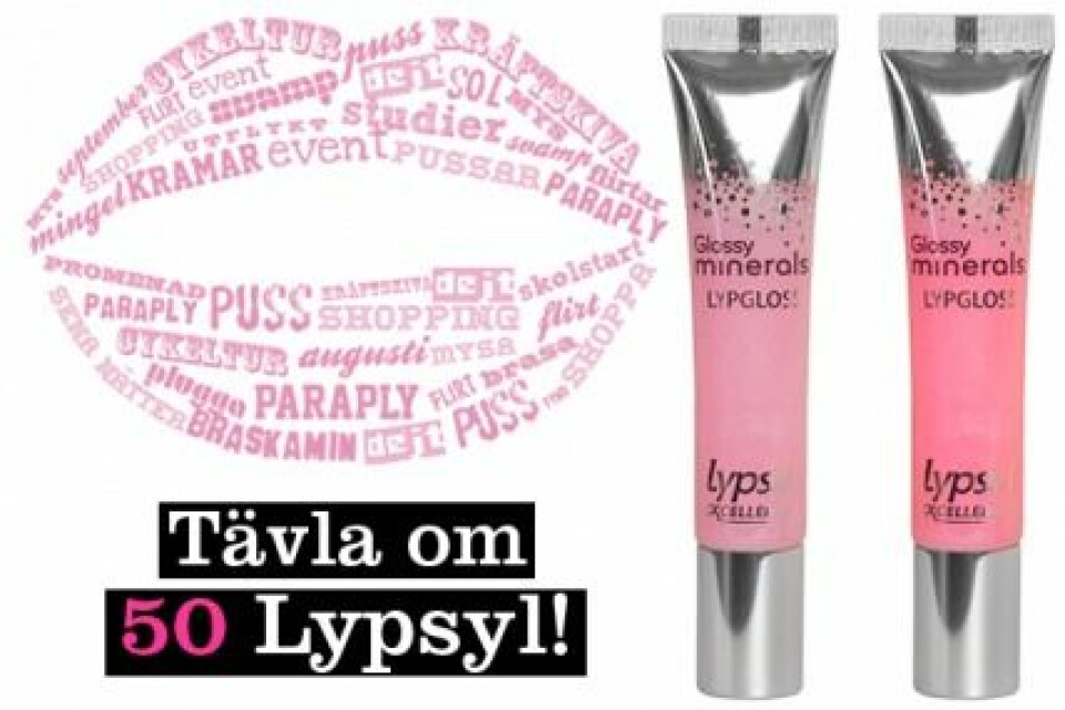 Vinn ett av femtio Lypsyl Excellence Glossy Minerals! Vinn ett av femtio Lypsyl Excellence Glossy Minerals!