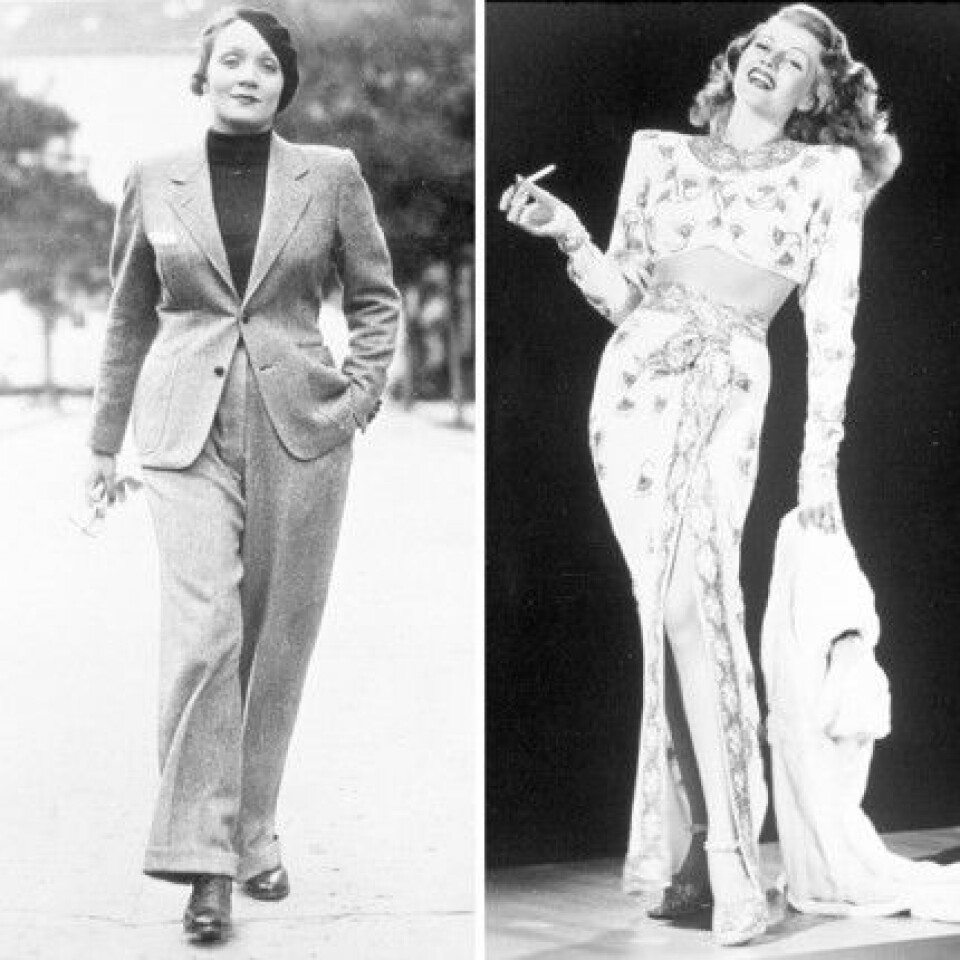 Marlene Dietrich och Rita Hayworth inspirerar Vero Modas partykollektion. Marlene Dietrich och Rita Hayworth inspirerar Vero Modas partykollektion.