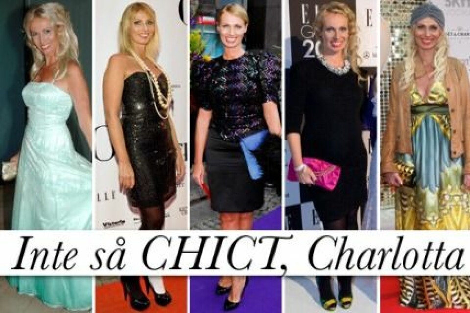 Charlotta Flinkenberg delar med sig av sina värsta stilmissar. Charlotta Flinkenberg delar med sig av sina värsta stilmissar.