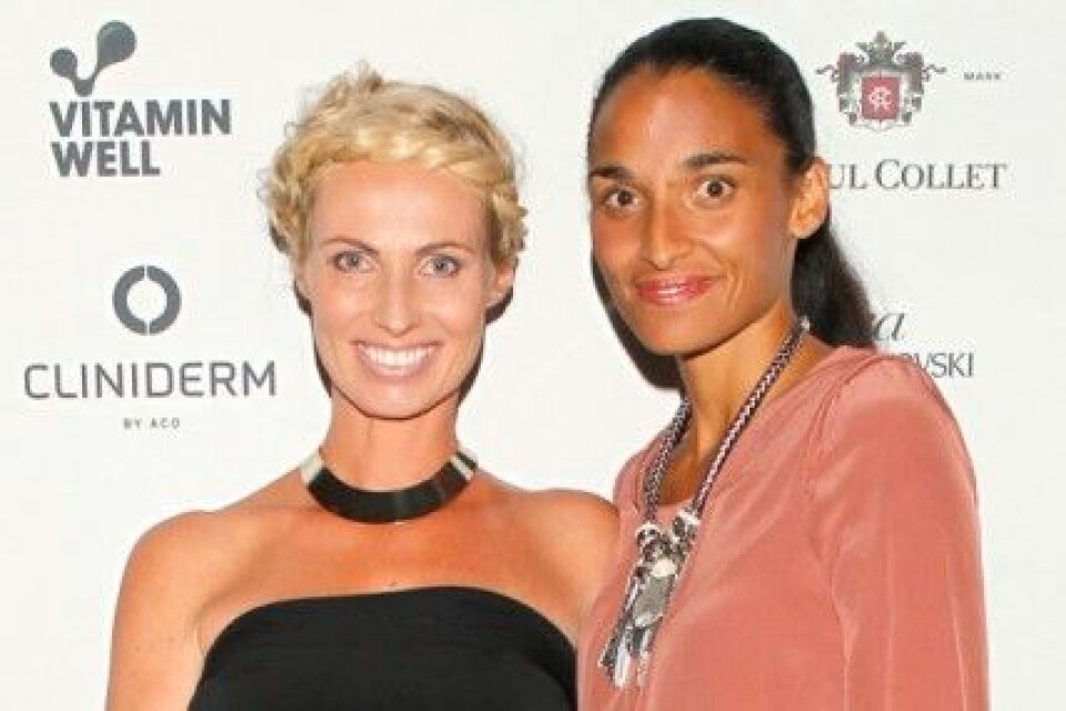 Charlotta Flinkenberg och vännen Shatilla Holm på Guldknappen 2011. Charlotta Flinkenberg och vännen Shatilla Holm på Guldknappen 2011.