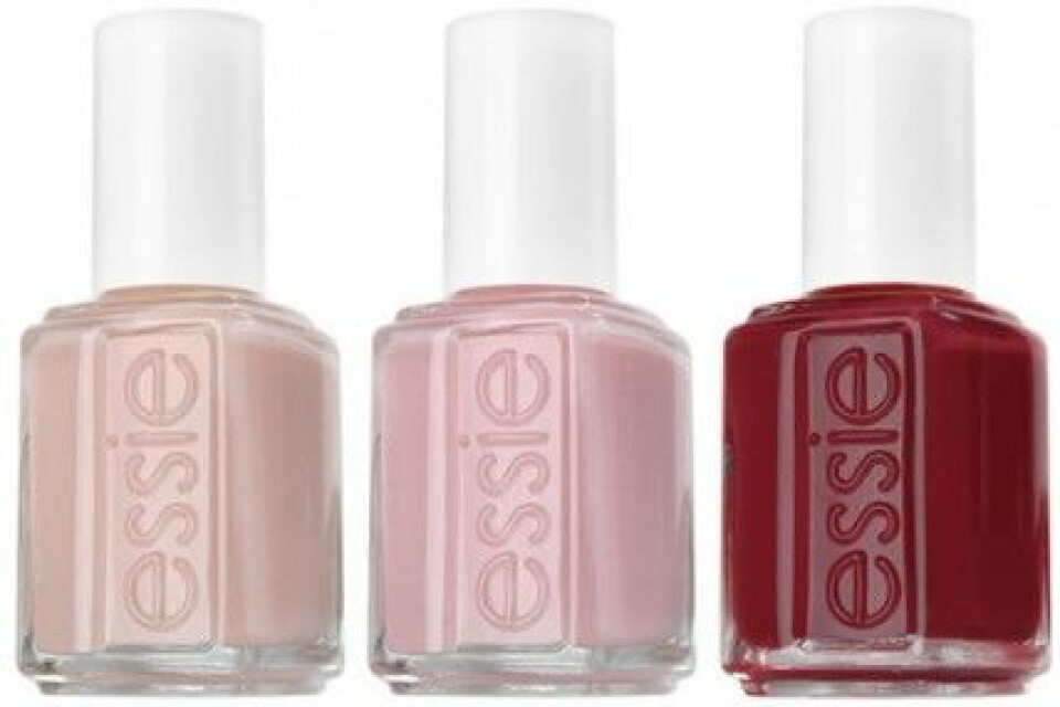 Ballet Slippers, Mademoiselle och A-list från Essie. Ballet Slippers, Mademoiselle och A-list från Essie.