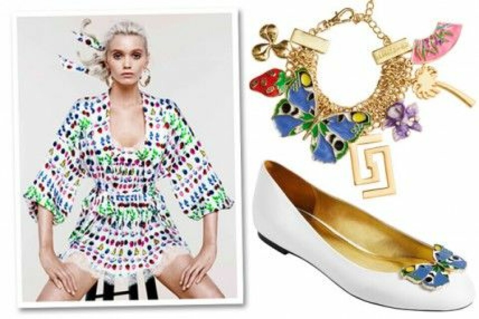 Versace for H&M cruise collection, S/S 2012. Versace for H&M cruise collection, S/S 2012.