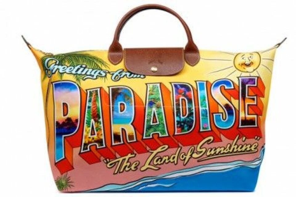 Jeremy Scott “Greetings from Paradise” för Longchamp