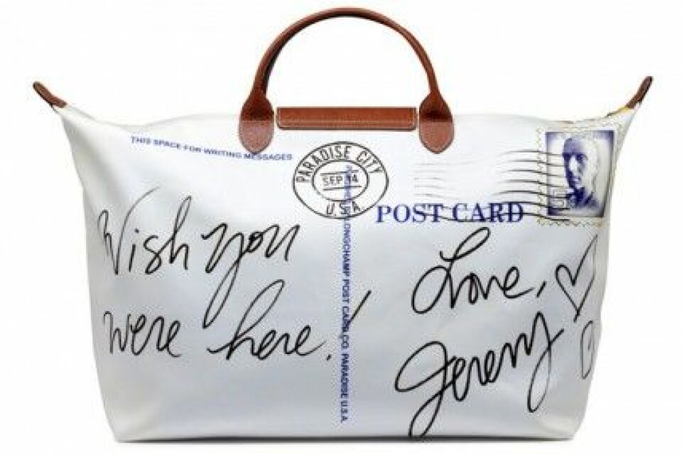 Jeremy Scott “Greetings from Paradise” för Longchamp