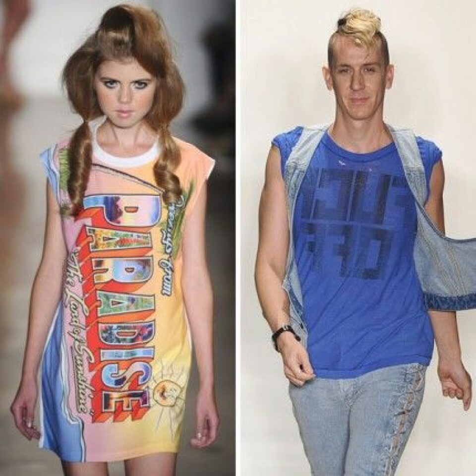 Jeremy Scott (höger), spring/summer 2012. Jeremy Scott (höger), spring/summer 2012.