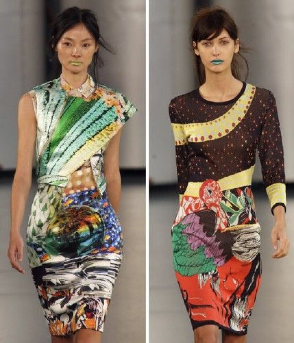 Mary Katrantzou, spring/summer 2012. Mary Katrantzou, spring/summer 2012.