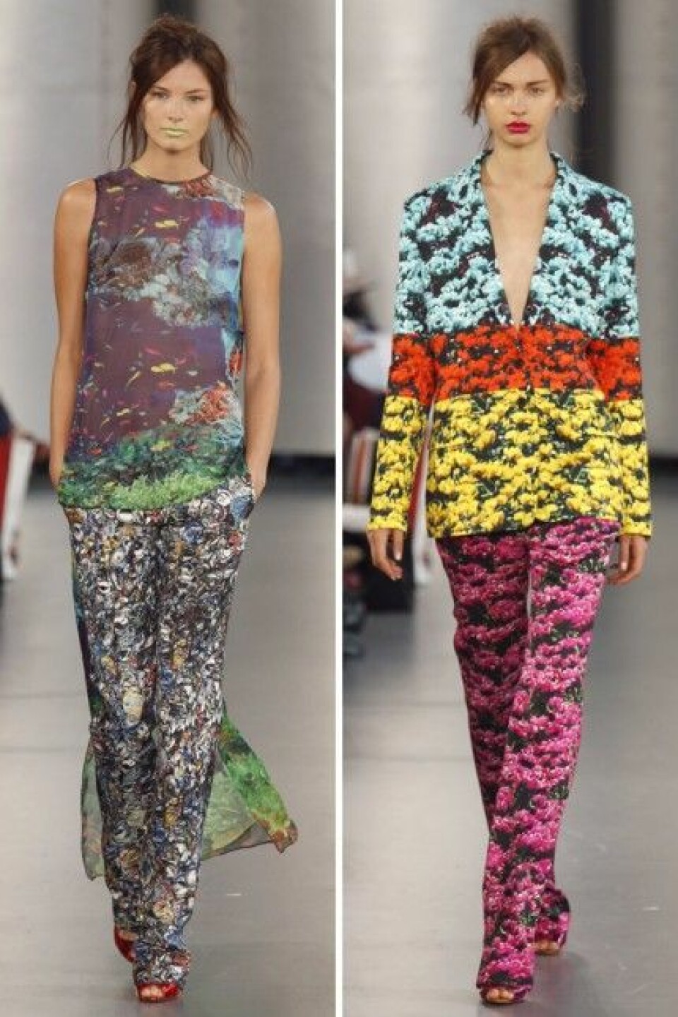 Mary Katrantzou, spring/summer 2012. Mary Katrantzou, spring/summer 2012.