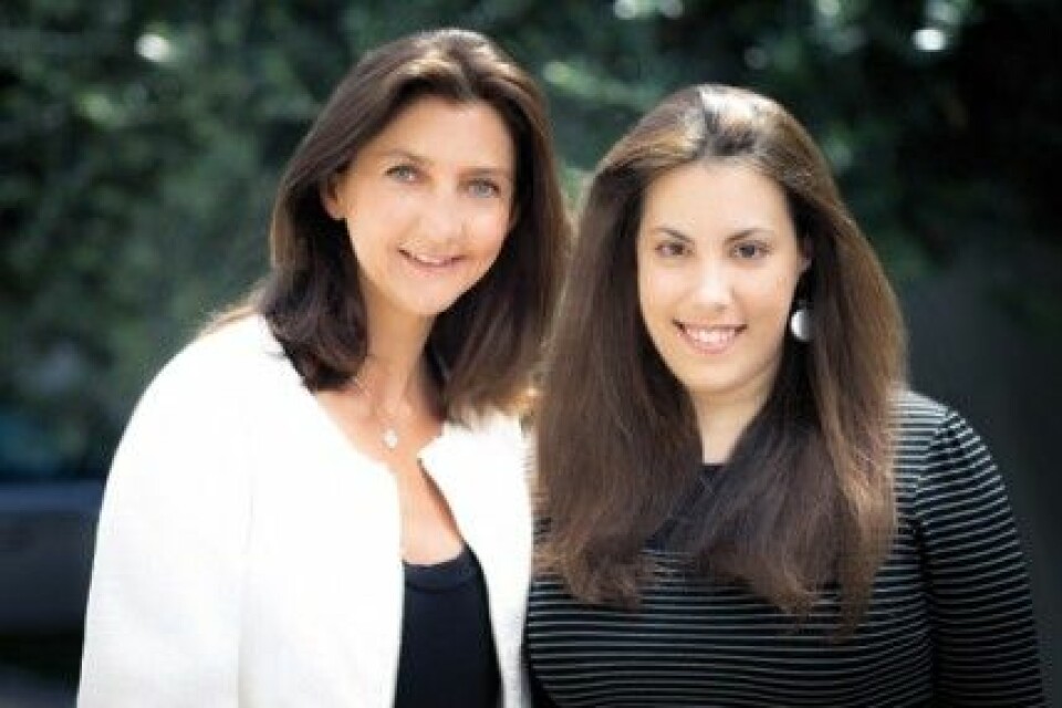 Mary Katrantzou och Sophie Delafontaine, designchef på Longchamp. Mary Katrantzou och Sophie Delafontaine, designchef på Longchamp.