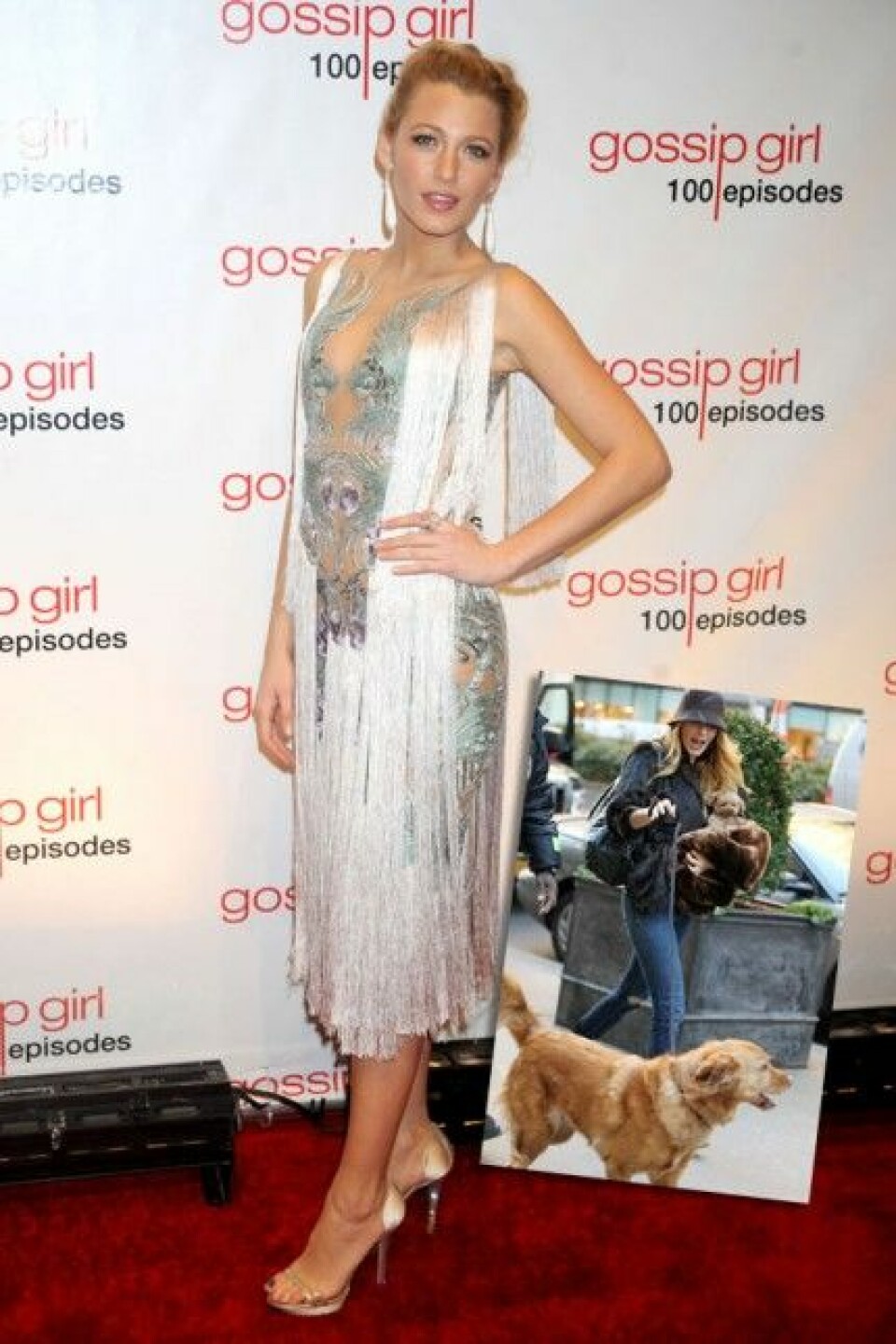 Blake Lively går långpromenader med hundarna. Blake Lively går långpromenader med hundarna.