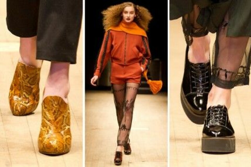 Snygga skor och halsduk med tofs hos Minimarket, A/W 2012. Snygga skor och halsduk med tofs hos Minimarket, A/W 2012.