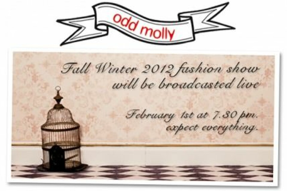 Se Odd Mollys visning live här på baaam.se kl 19:30 den 1 februari! Se Odd Mollys visning live här på baaam.se kl 19:30 den 1 februari!