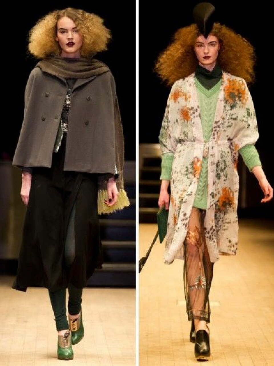 Paljetter och meshbyxor hos Minimarket, A/W 2012. Paljetter och meshbyxor hos Minimarket, A/W 2012.