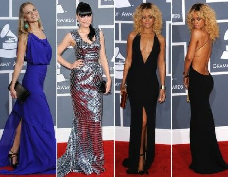 Chefredaktör Charlotta Flinkenbergs favoriter på Grammy Awards 2012. Chefredaktör Charlotta Flinkenbergs favoriter på Grammy Awards 2012.
