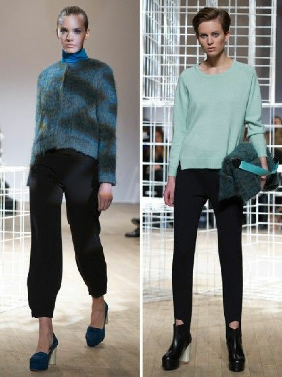 Ullplagg och skipants hos Carin Wester, A/W 2012. Ullplagg och skipants hos Carin Wester, A/W 2012.
