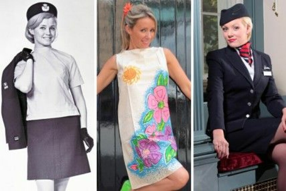 British Airways uniformer på 60-talet, 1967 och idag. British Airways uniformer på 60-talet, 1967 och idag.