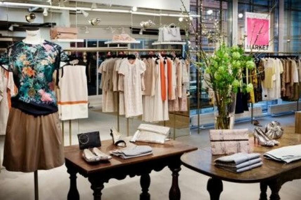 Stockholm Markets butik i MOOD Stockholm är 155 kvadratmeter stor. Stockholm Markets butik i MOOD Stockholm är 155 kvadratmeter stor.