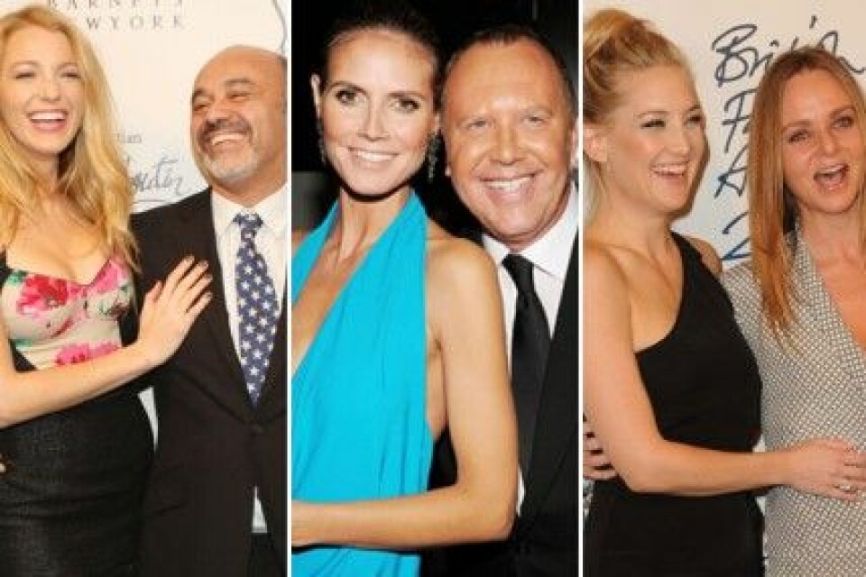 Kändisarna umgås gärna med designers. Kändisarna umgås gärna med designers.