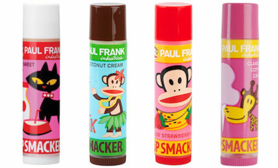 Paul Frank Lip Smacker Lip Balm kostar 25 kr/st. Paul Frank Lip Smacker Lip Balm kostar 25 kr/st.