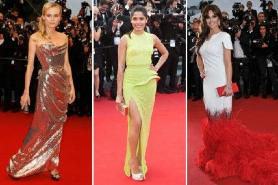 Diane, Freida och Cheryl klädde sig snyggt i Cannes. Diane, Freida och Cheryl klädde sig snyggt i Cannes.