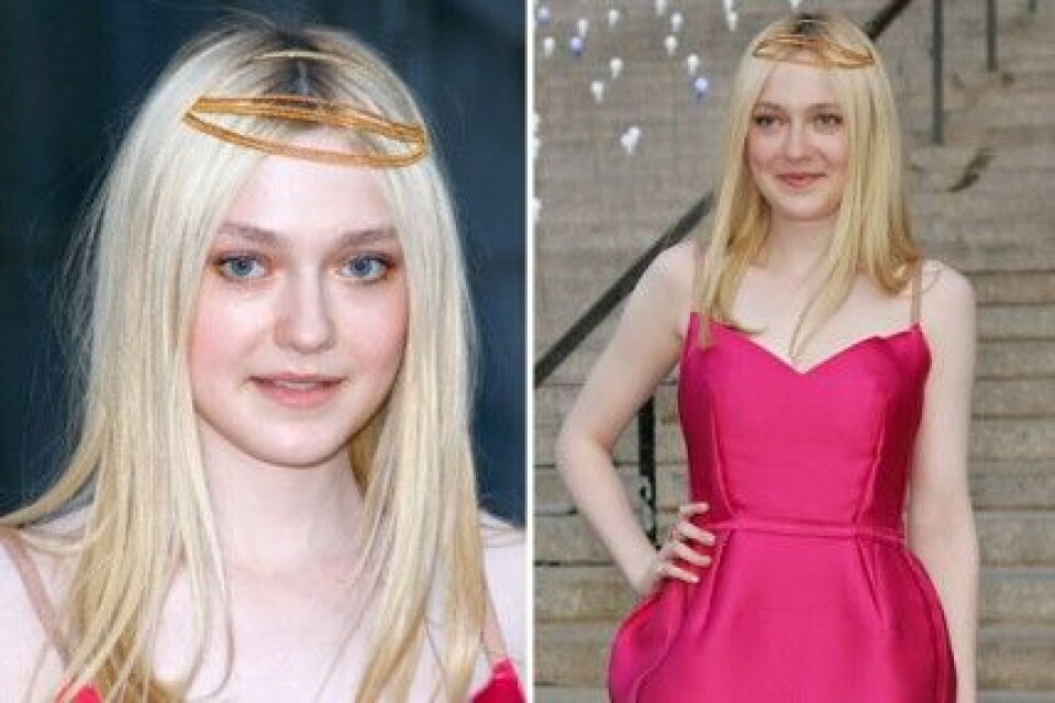 Dakota Fanning testar en ny look. Dakota Fanning testar en ny look.