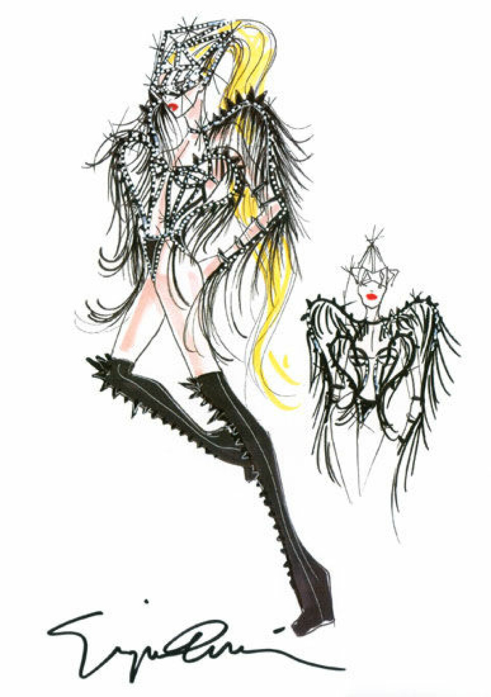 Armani designar Lady Gagas scenkläder