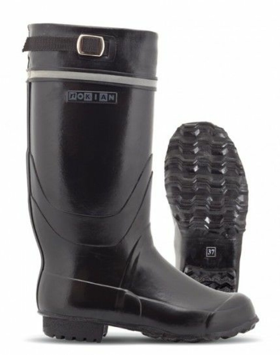 Svarta Nokian Kontio gummistövlar. Svarta Nokian Kontio gummistövlar.