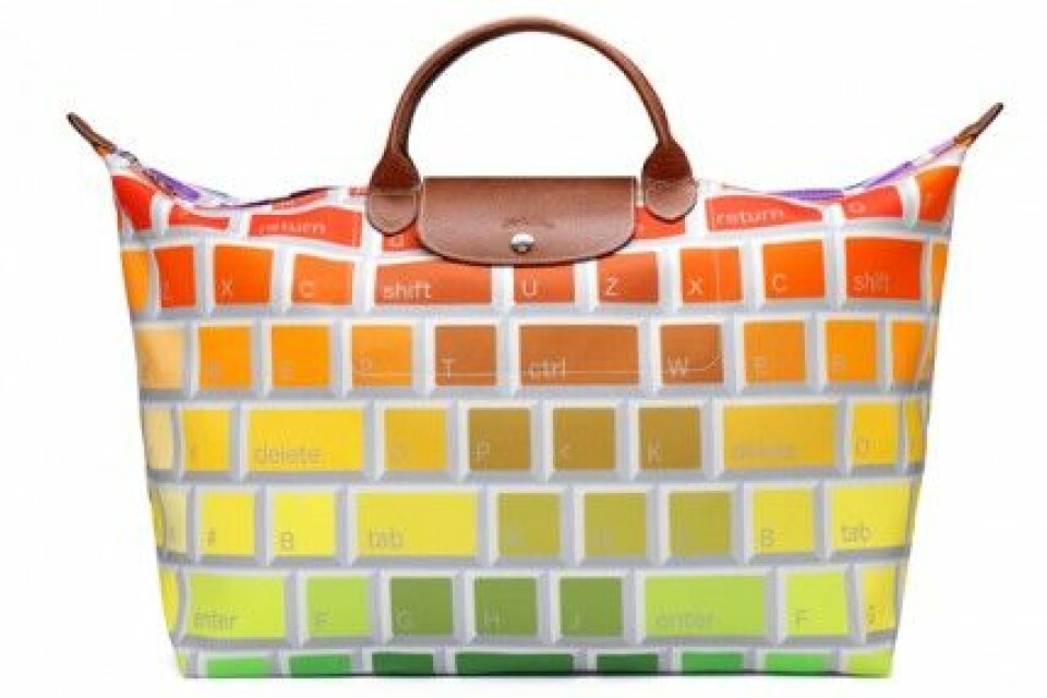 Jeremy Scott designar 'The Keyboard bag' för Longchamp