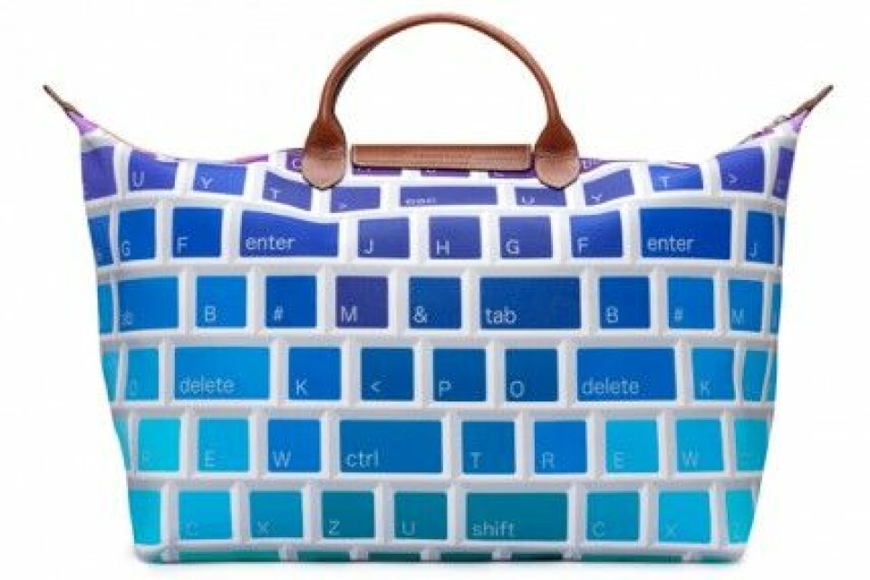 Jeremy Scott designar 'The Keyboard bag' för Longchamp