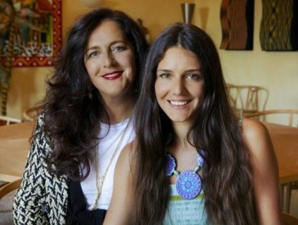 Märkets grundare Angelia Missoni med dottern Margherita Missoni. Märkets grundare Angelia Missoni med dottern Margherita Missoni.