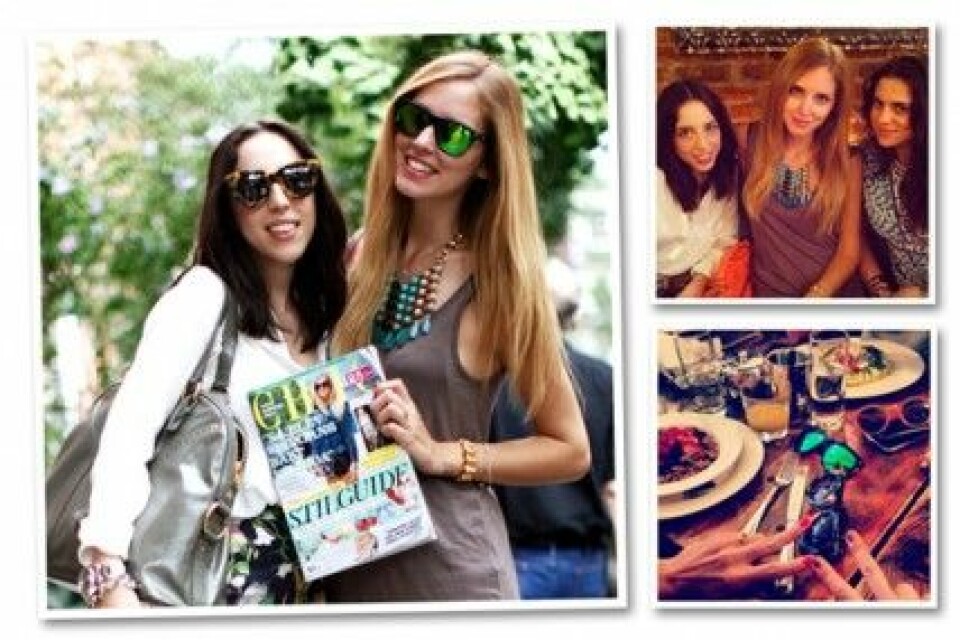 Sania Claus Demina träffade Chiara Ferragni när hon var i New York. Sania Claus Demina träffade Chiara Ferragni när hon var i New York.