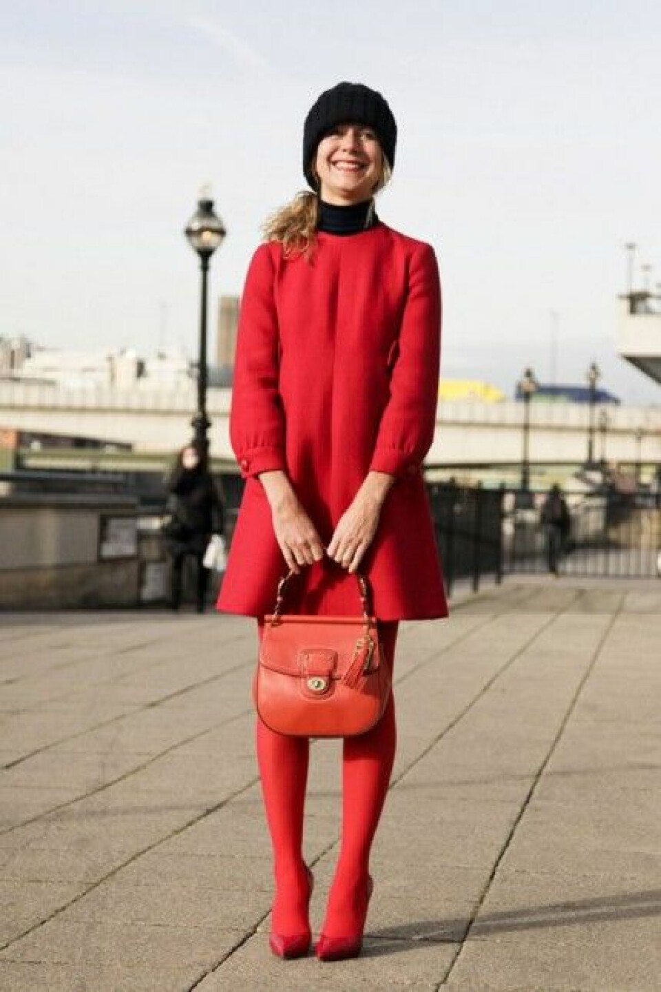 Streetstyle: 4 sätt att bära rött i jul
