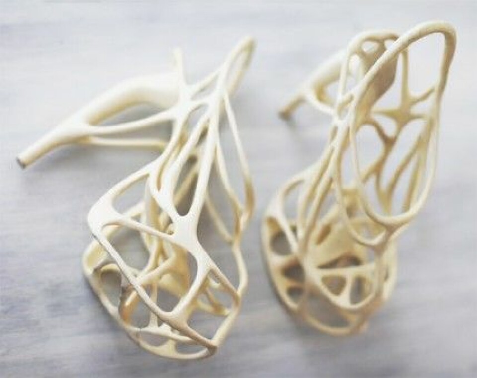 3D printed Melonia shoes by Naim Josefi. 3D printed Melonia shoes by Naim Josefi.